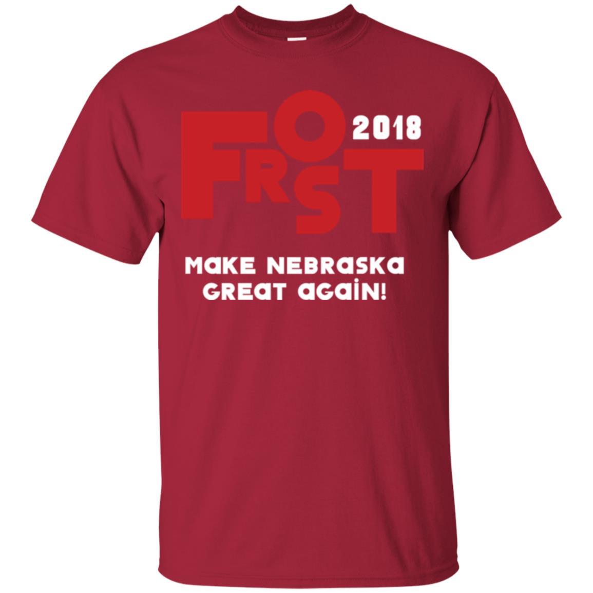 Frost 2018 Make Nebraska Great Again T-shirt Cardinal