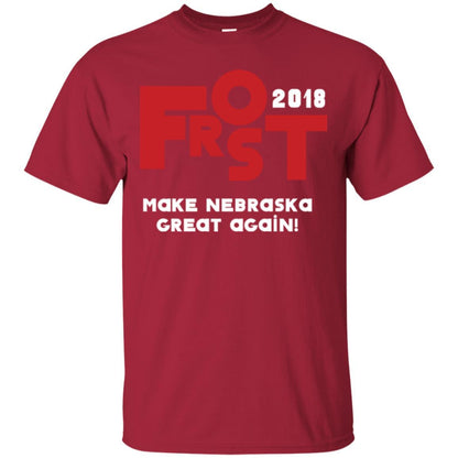 Frost 2018 Make Nebraska Great Again T-shirt Cardinal