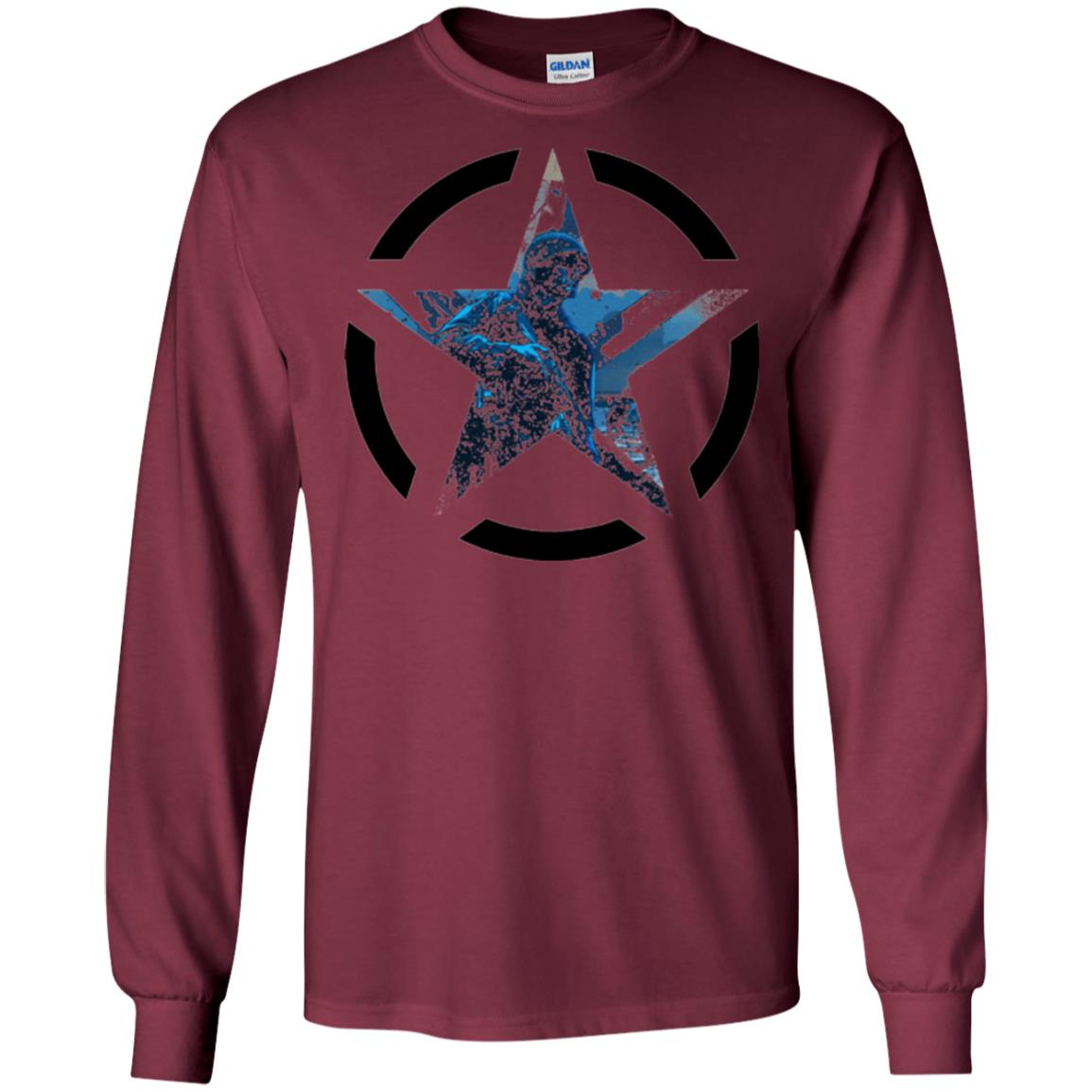 Military T-shirt Call Of Duty Wwi Maroon