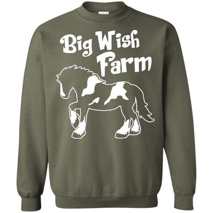 Big Wish Farm Horse Shirt Military Green