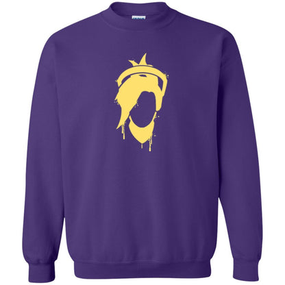 Overwatch Mercy Icon Spray T-Shirt Purple