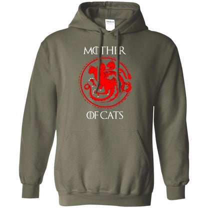 Cat Lover T-shirt Mother Of Cats Hot Military Green