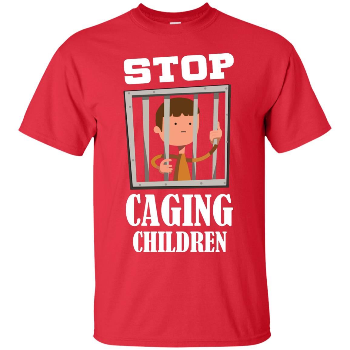 Stop Caging Children Shirt Red