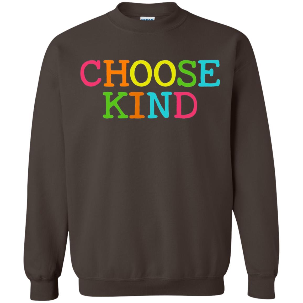 Choose Kind Be Kind Anti Bullying T-shirt Dark Chocolate