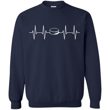 Heartbeat Puck Hockey T-Shirt Navy