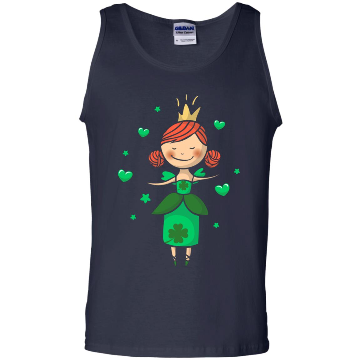 Irish Princess St. Patricks Day Gift Shirt For Girls Navy