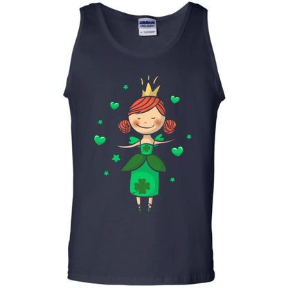 Irish Princess St. Patricks Day Gift Shirt For Girls Navy