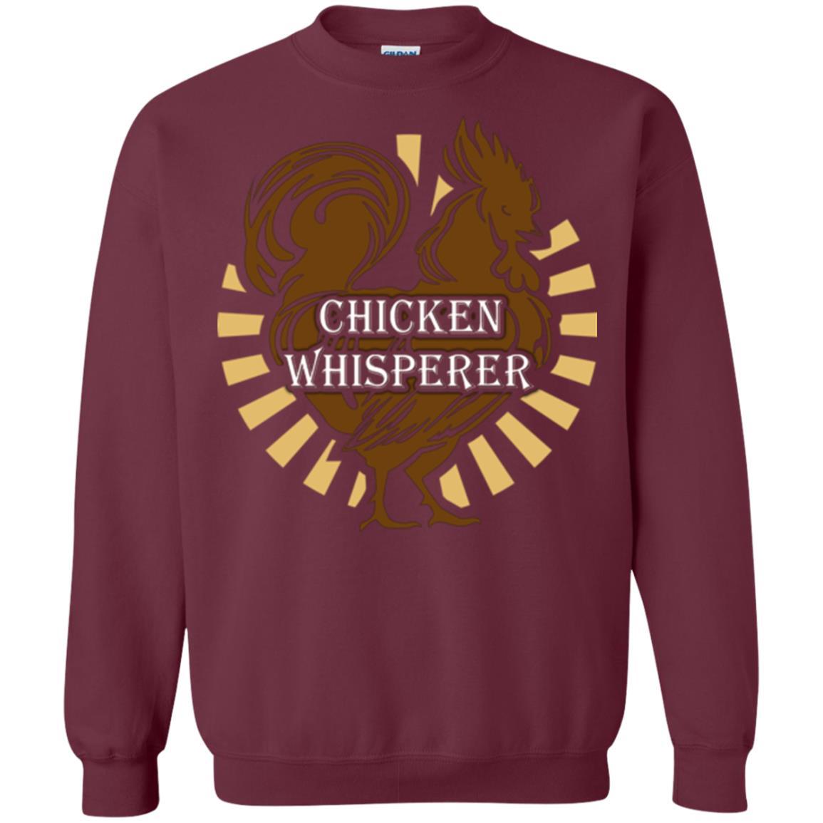 Farmer T-shirt Chicken Whisperer Maroon