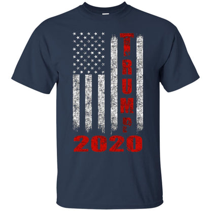 American Flag Vintage Design Trump 2020 T-shirt Navy
