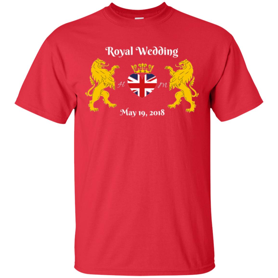 Ornate Royal Wedding May 19 2018 T-shirt Red