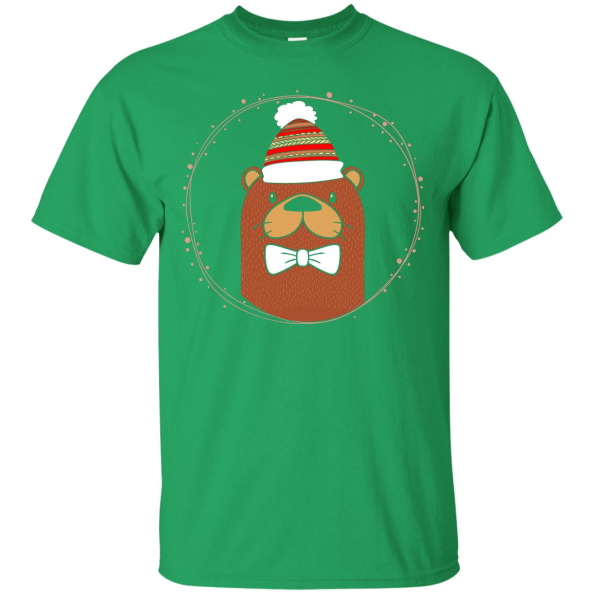 Otter Wearing A Lovely Beanie Gift Shirt For Otter Lover Irish Green
