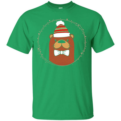 Otter Wearing A Lovely Beanie Gift Shirt For Otter Lover Irish Green