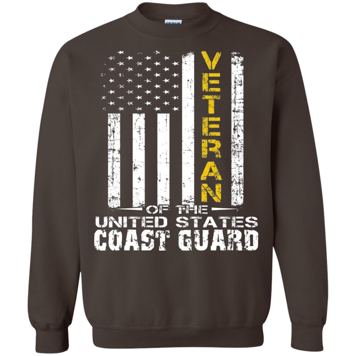 Veteran Of The United States Us Coast Guard Shirt Dark Chocolate