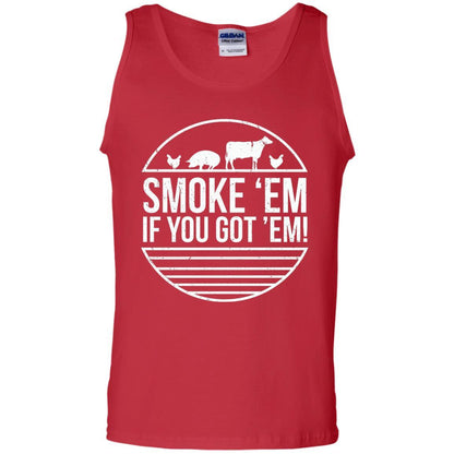 Bbq T-shirt Smoke 'em If You Got 'em Red