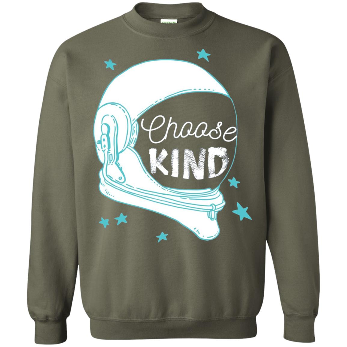 Choose Kindness Anti Bullyingt-shirt Military Green