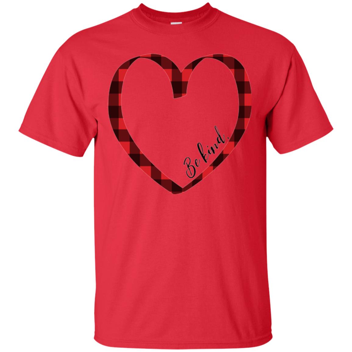 Be Kind Inspirational Motivational T-shirt Red