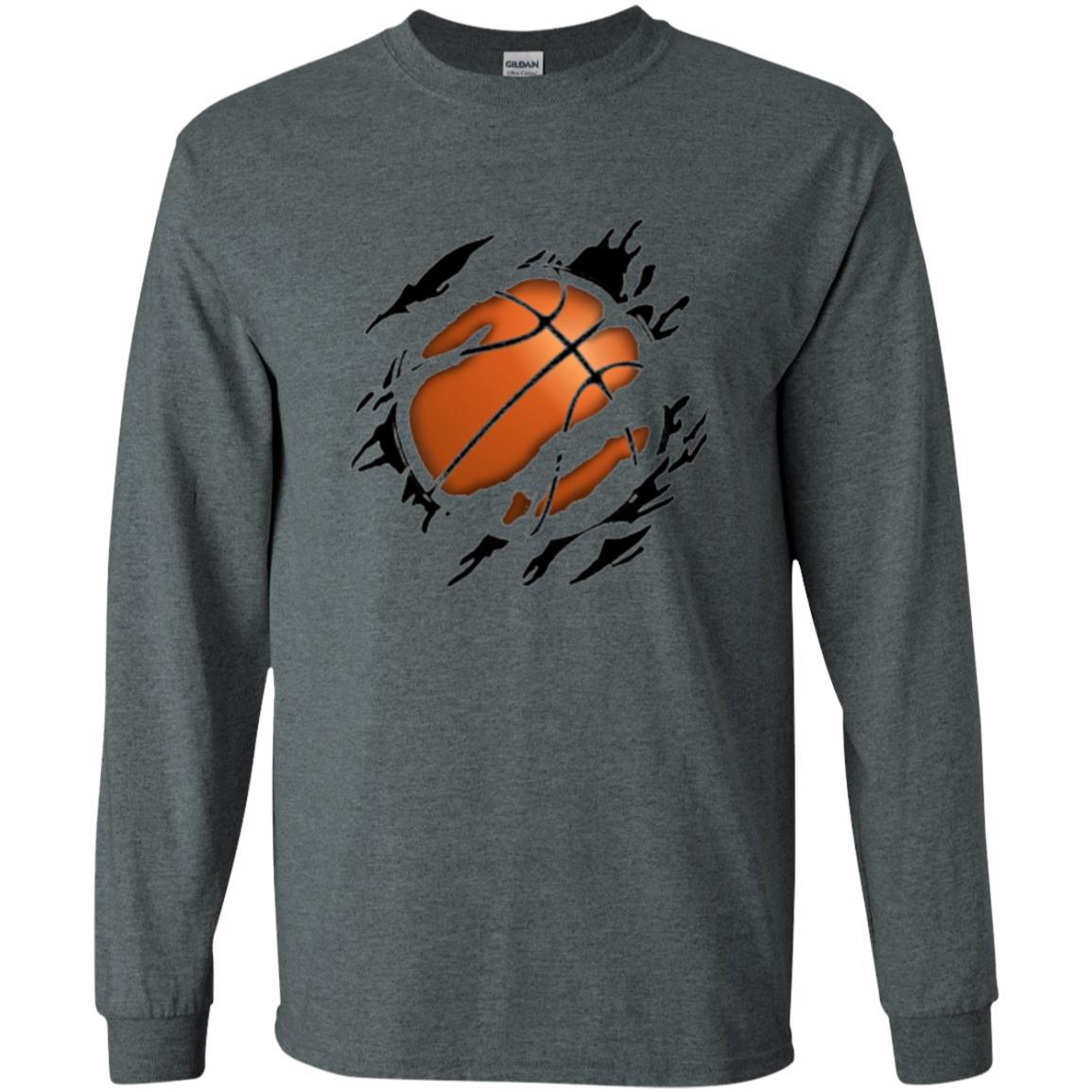 Basketball Lover T-shirt Basketball In Me Dark Heather