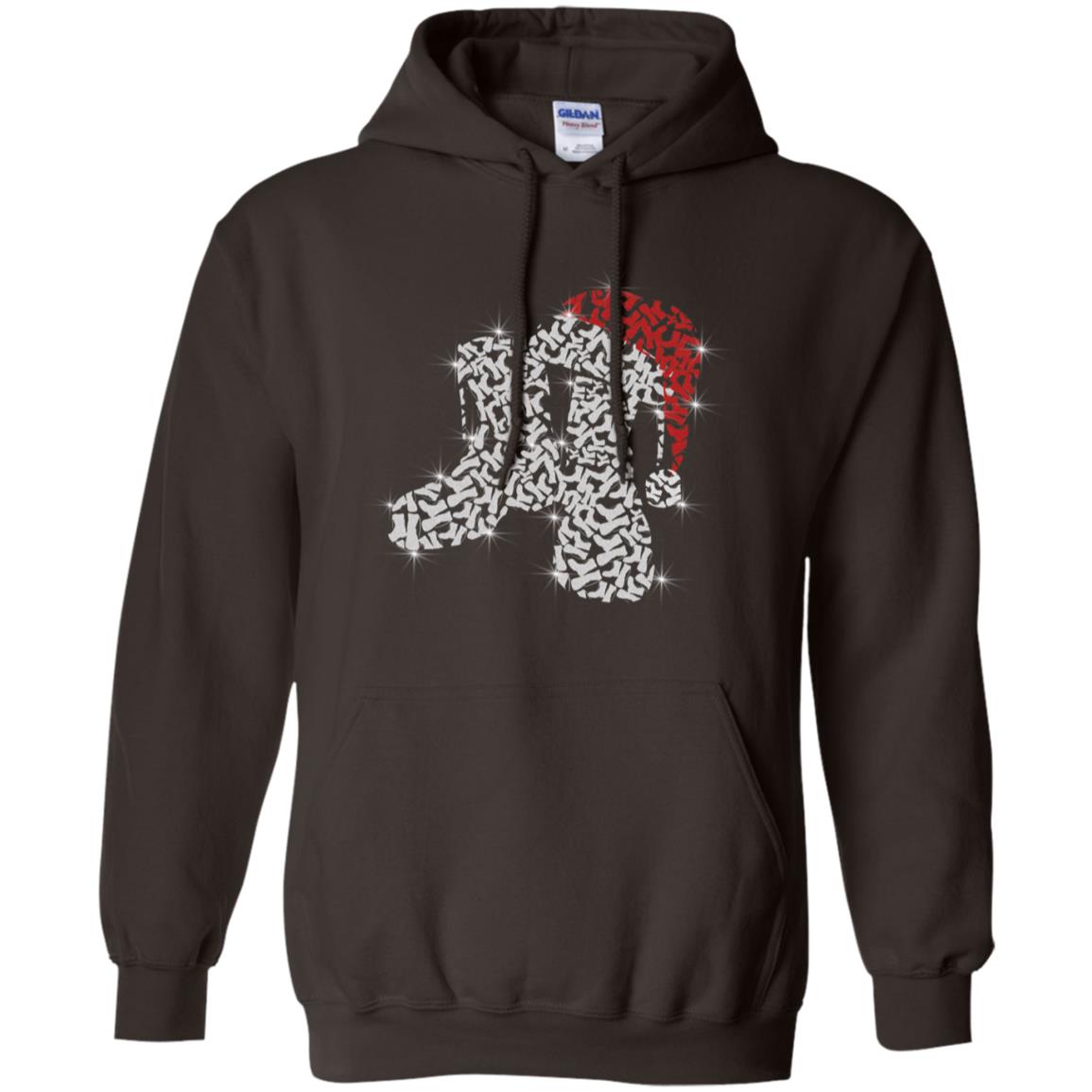 Veteran Boot With Santa Hat Merry Christmas Gift Shirt For Mens Womens Dark Chocolate