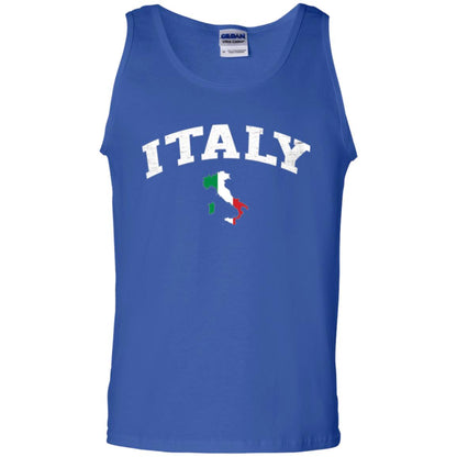 Italy T-shirt Flag Map Royal