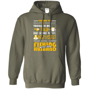 Fishing Lover T-shirt This Girl Loves Fishing With Her Husband