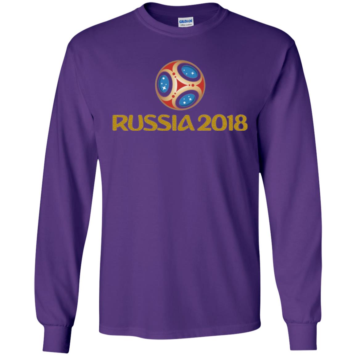 Football T-shirt Russia 2018 World Cup Purple