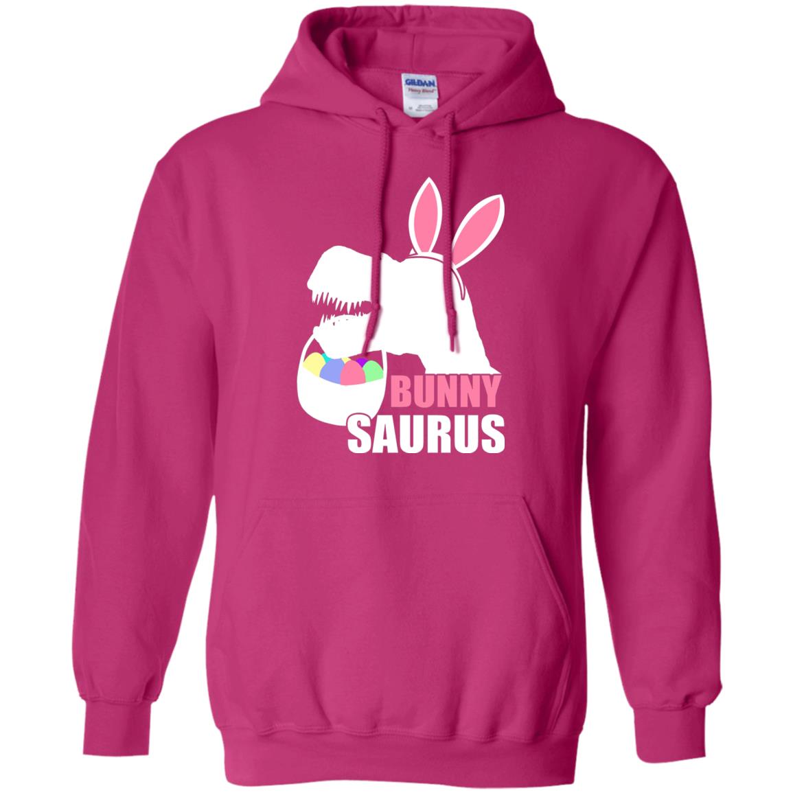 Bunnysaurus Easter Dinosaur Lover Shirt Heliconia