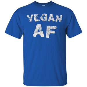 Vegetarian T-shirt Vintage Vegan Af T-shirt