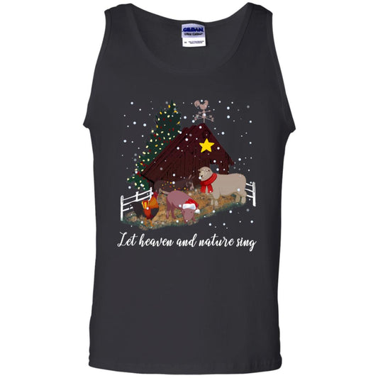 Let Heaven And Nature Sing X-mas Gift Shirt Black
