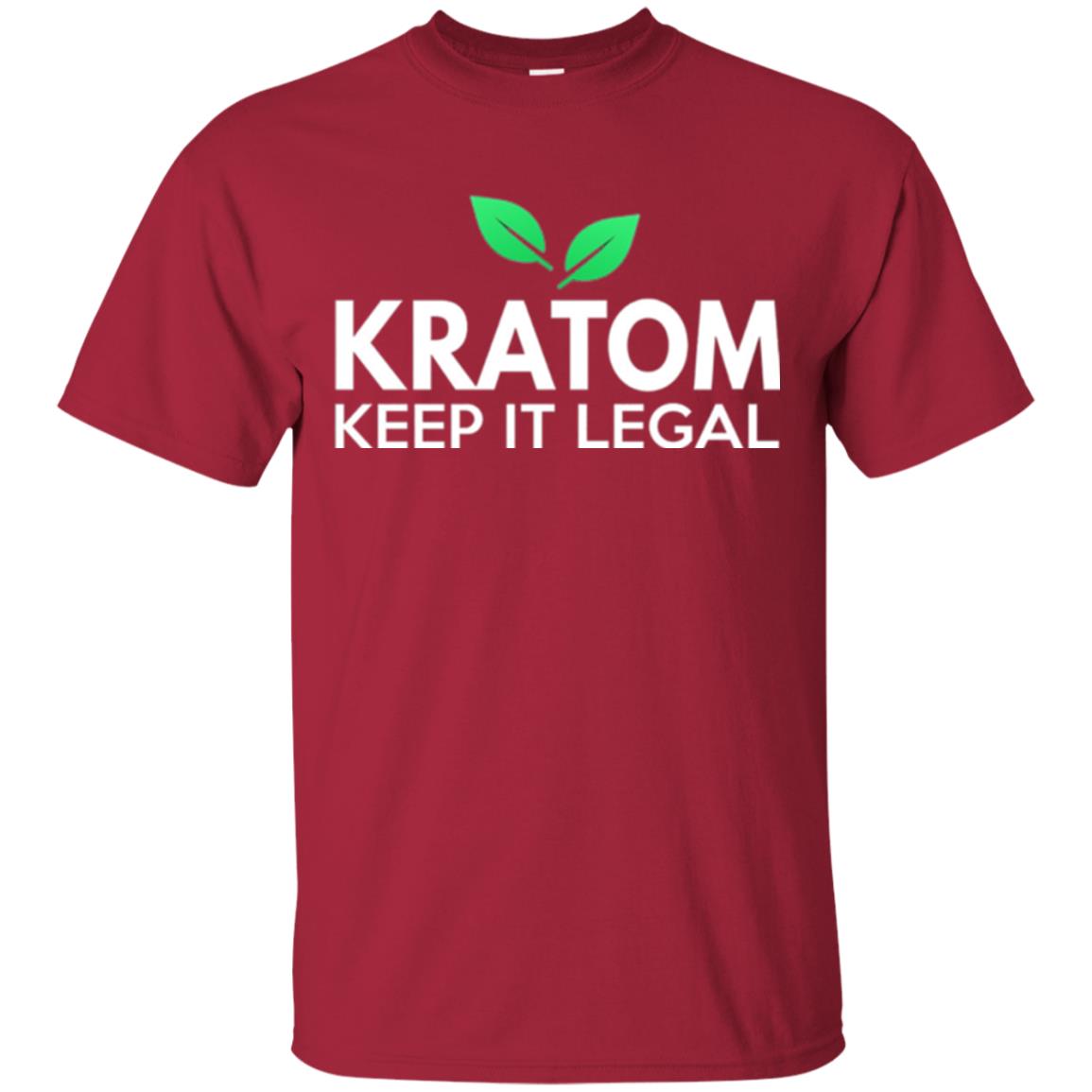 Kratom Keep It Legal T-shirt Cardinal