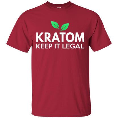 Kratom Keep It Legal T-shirt Cardinal
