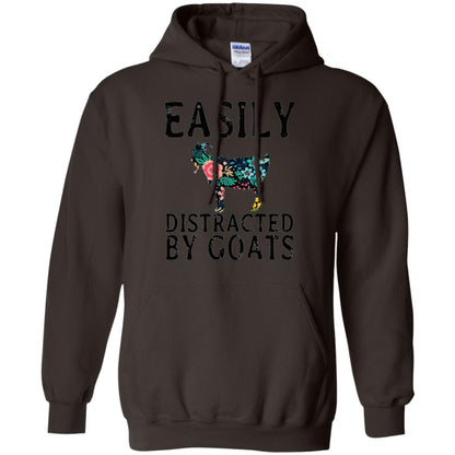 Easily Distracted By Goats Shirt Dark Chocolate