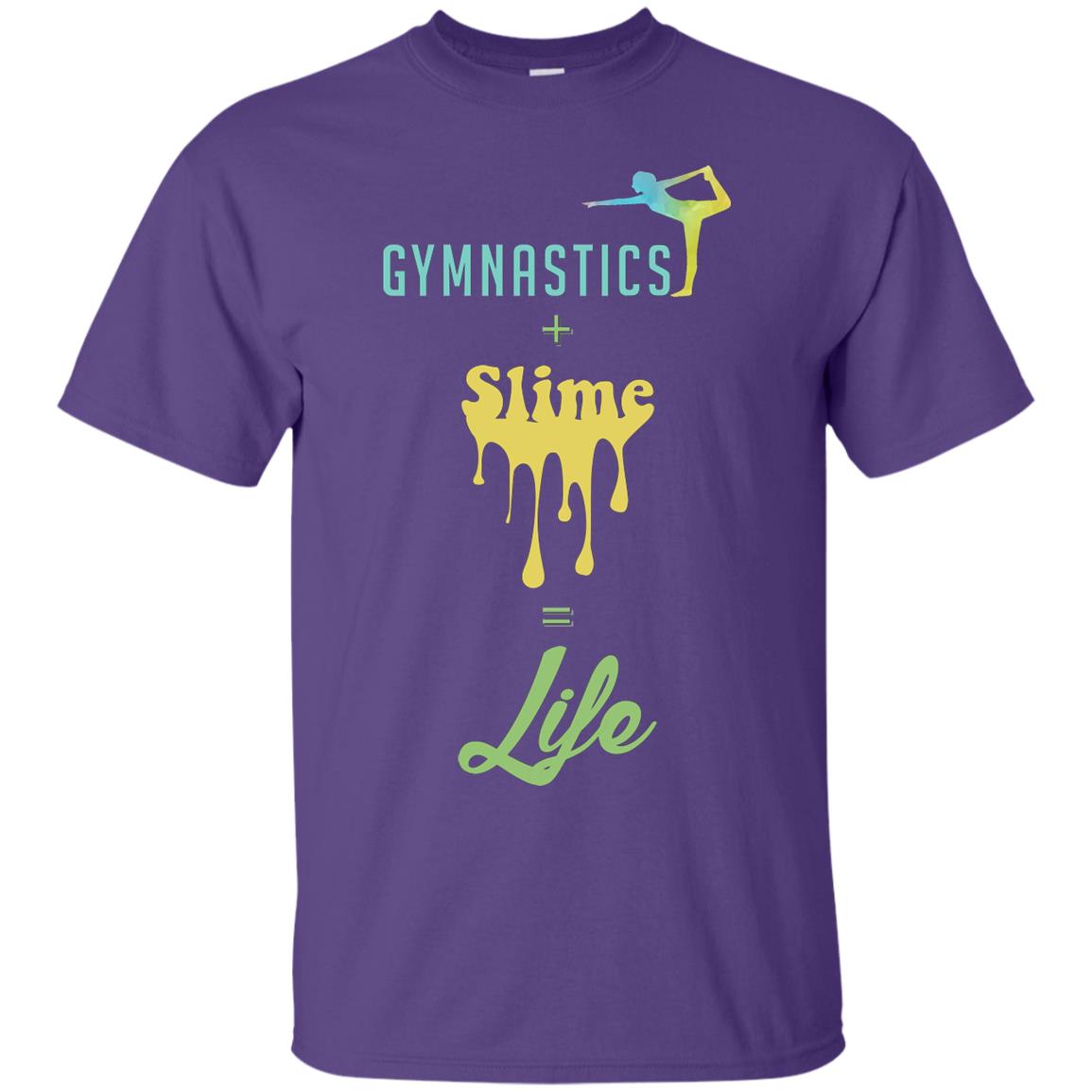 Gymnastics Plus Slime Equal Life Shirt Purple