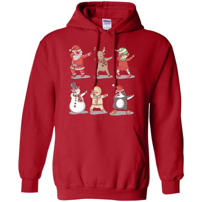 Christmas T-shirt Dabbing Santa Ugly Sweater Red