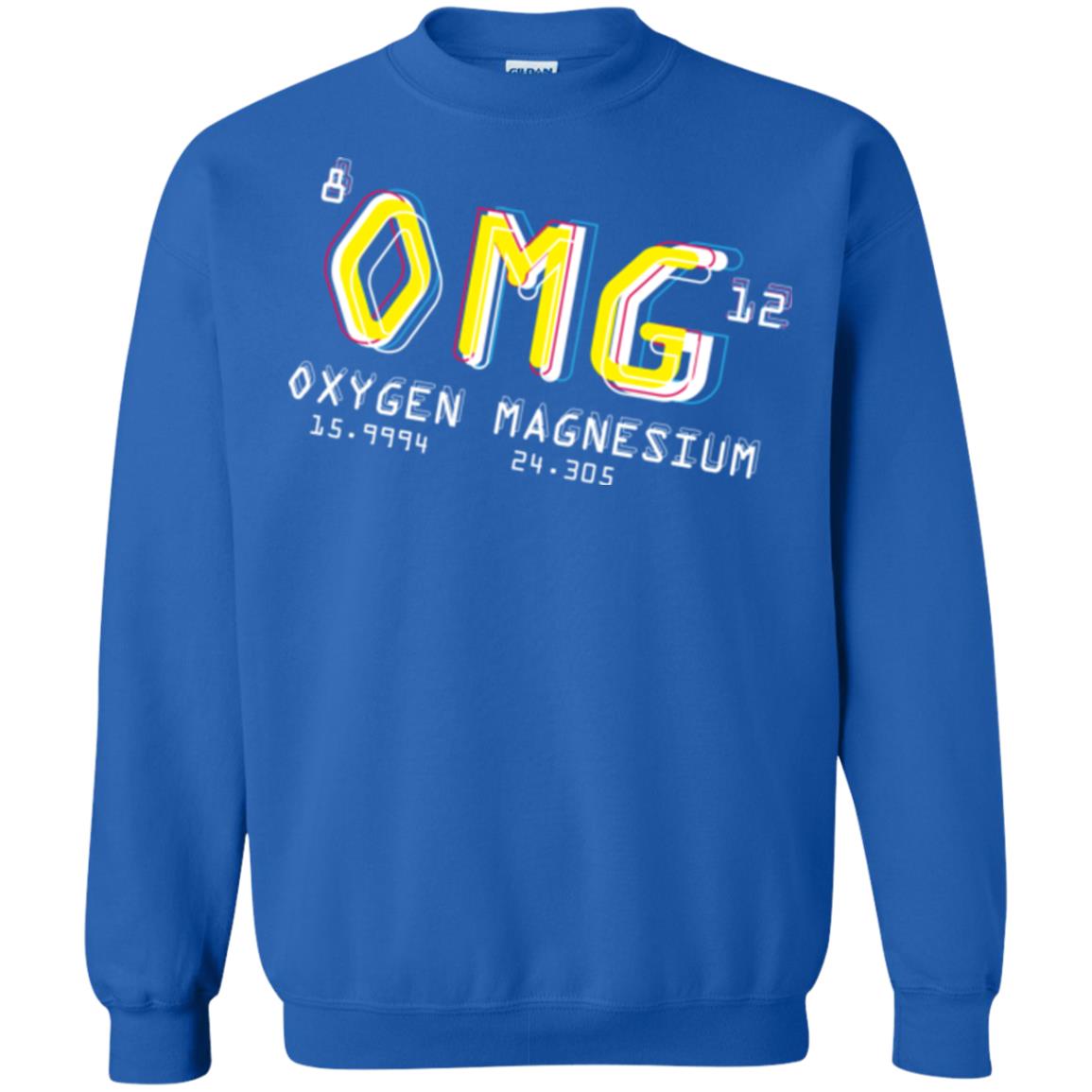 Funny Science Class T-shirt Omg Oxygen Magnesium Royal