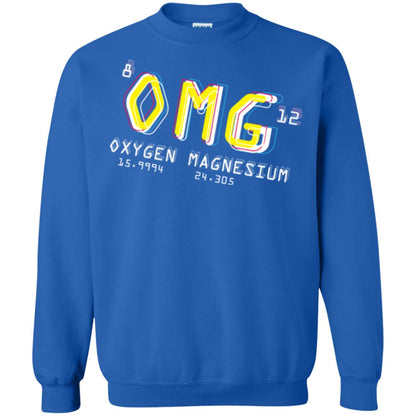 Funny Science Class T-shirt Omg Oxygen Magnesium Royal
