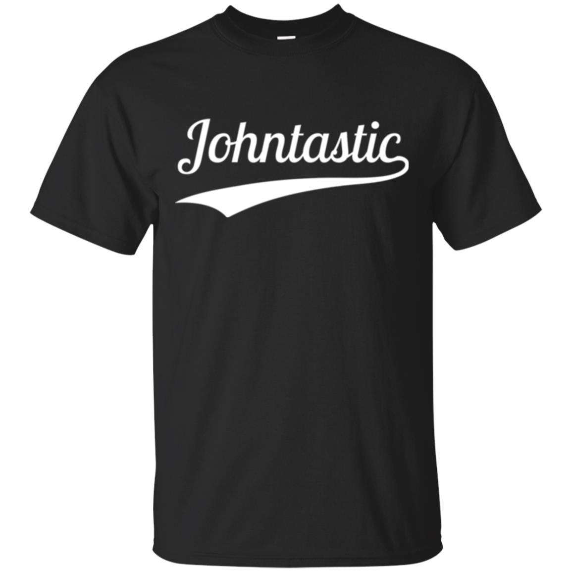 Funny John T-shirt Johntastic Black