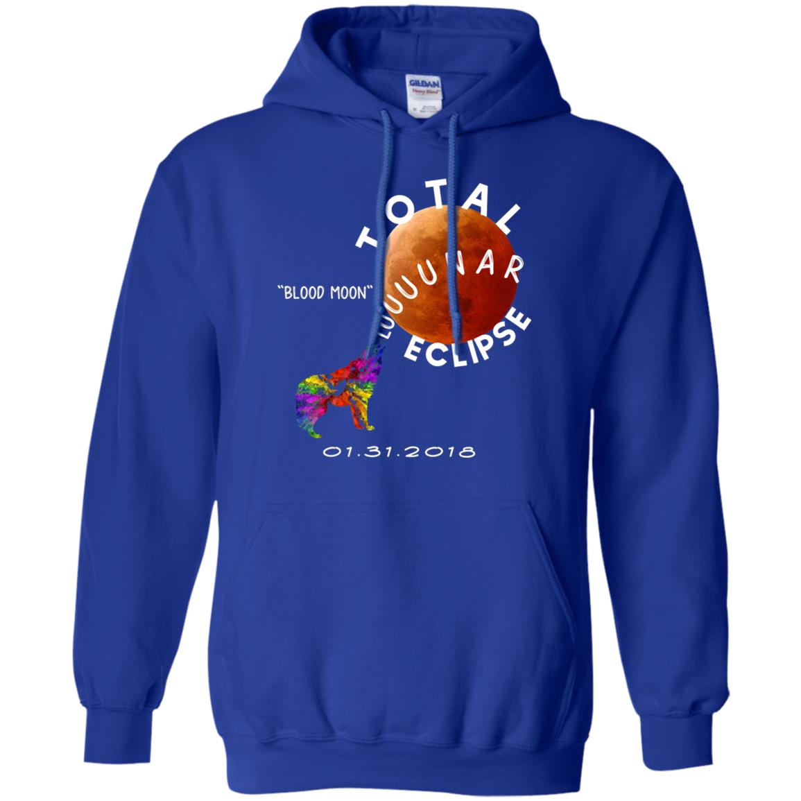 Best Total Lunar Eclipse Shirt 2018 Blood Moon T-shirt Royal