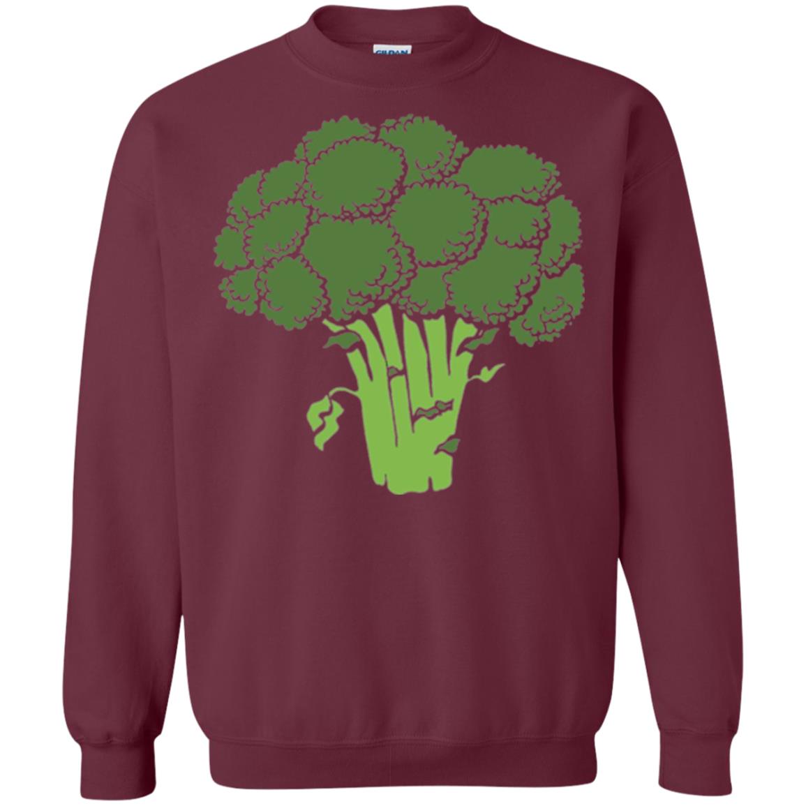 Broccoli Is Life T-shirt Funny Graphic Vegetable Maroon