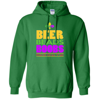 Funny Mardi Gras T-shirt Beer Beads Boobs Mardi Gras Y_all Irish Green