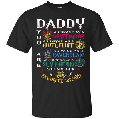 Daddy Our Favorite Wizard Harry Potter Fan T-shirt Black