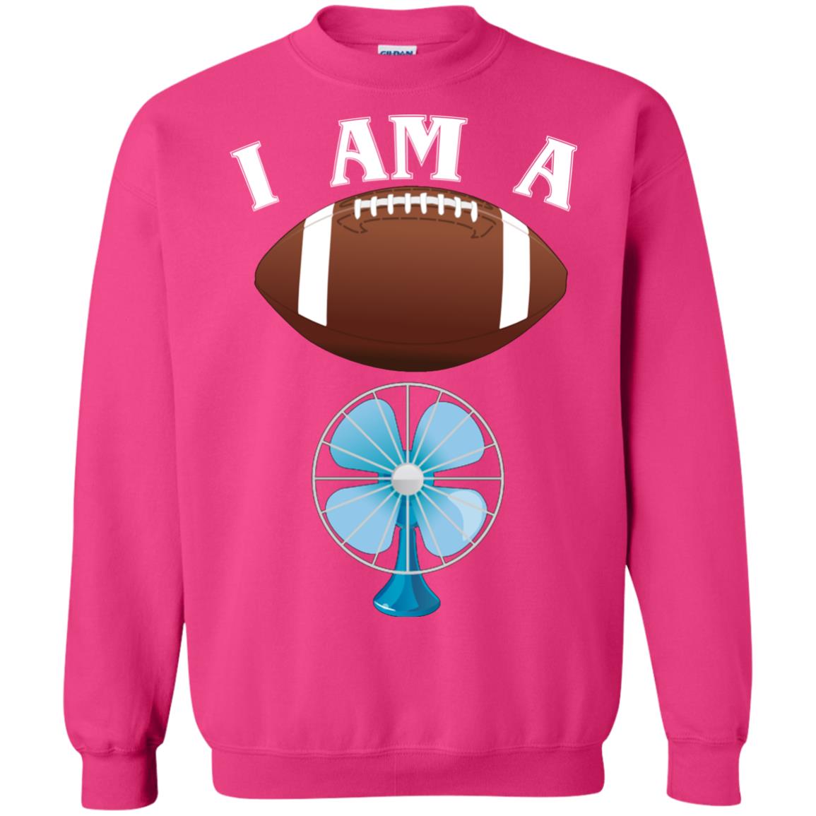 Football Lover T-shirt I Am A Football Fan Heliconia