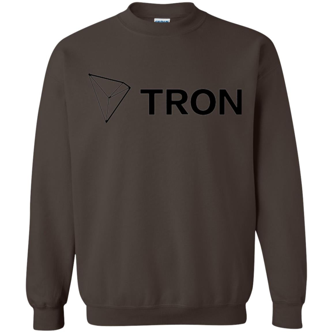 Tron Trx Cryptocurrency T-shirt Dark Chocolate
