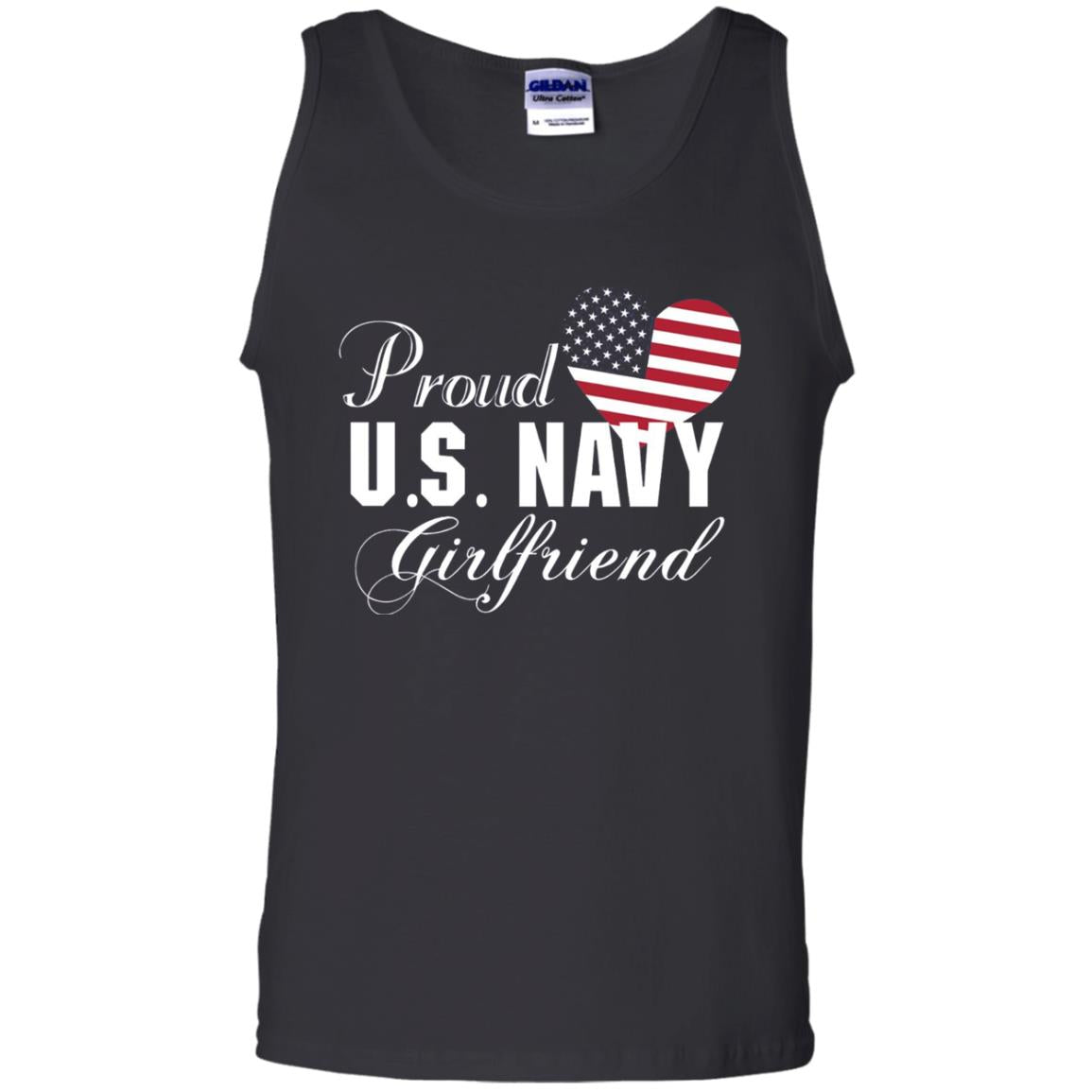 Pride U.s. Army Shirt Proud Navy Girlfriend Heart Black