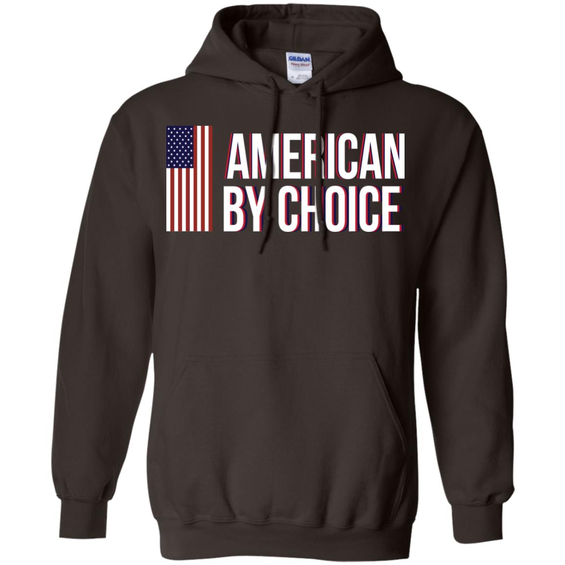Flag Of American By Choice T-shirt Dark Chocolate