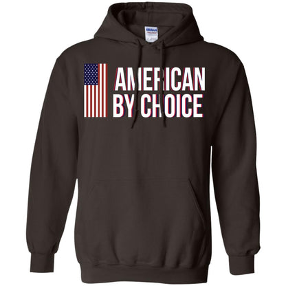Flag Of American By Choice T-shirt Dark Chocolate