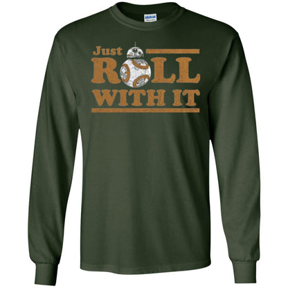 Movie T-Shirt Just Roll With You Forest Green