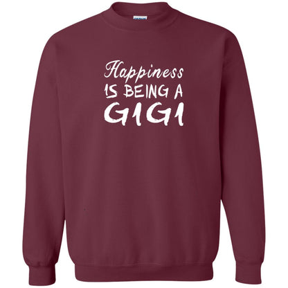 Happiness Is Being A Gigi Grandma Shirt Maroon