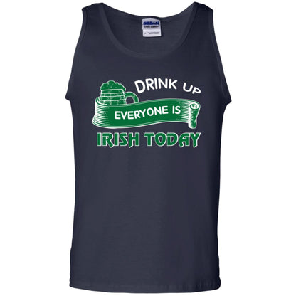 St. Patrick's Day T-shirt Drink Up Everyone Is Irish Today Navy