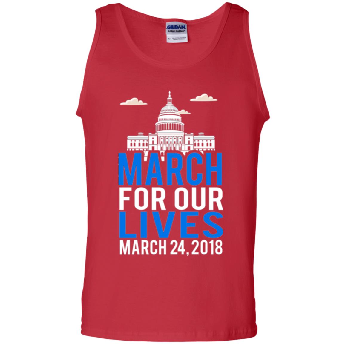 March For Our Lives Anti Gun T-shirt Red