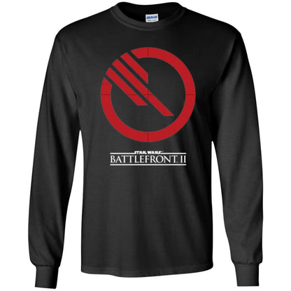 Film T-shirt Battlefront Ii Inferno Squad Logo Graphic Black